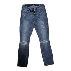 Lucky Brand Distressed Blue Jeans 24 Skinny